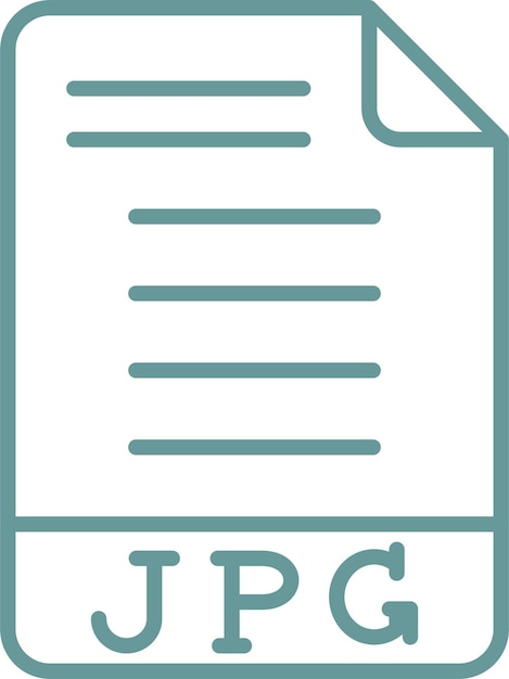 Векторный дизайн JPG Icon Style