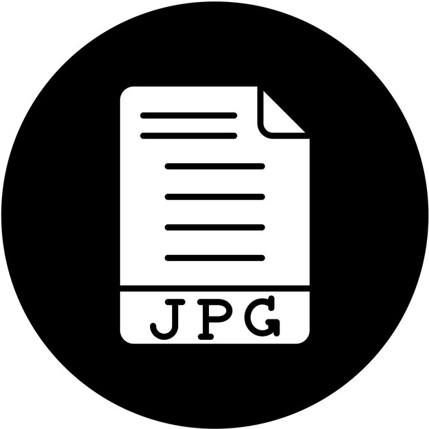 Векторный дизайн JPG Icon Style