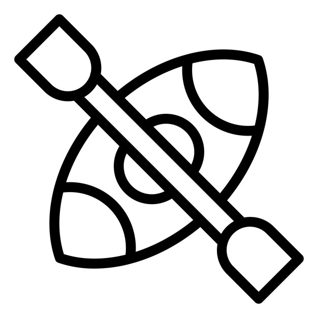 Vector Design Kayak Icon Style