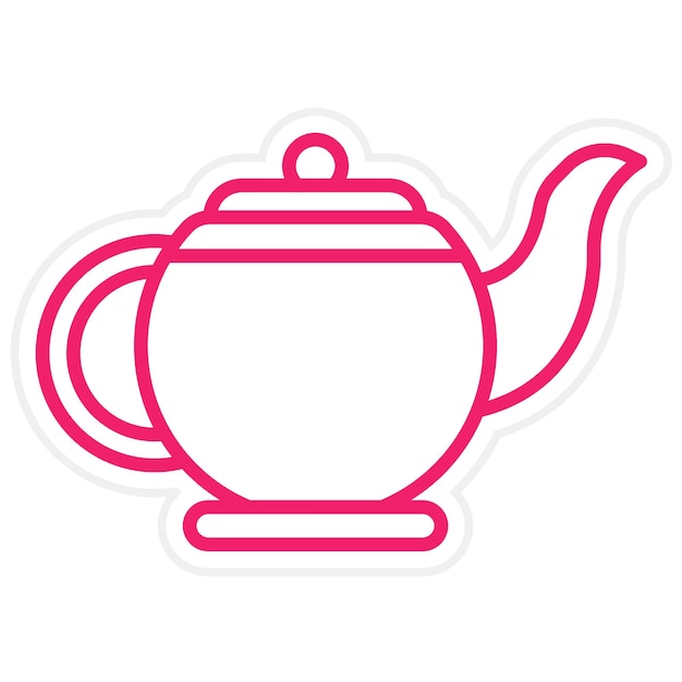 Vector vector design kettle icon style