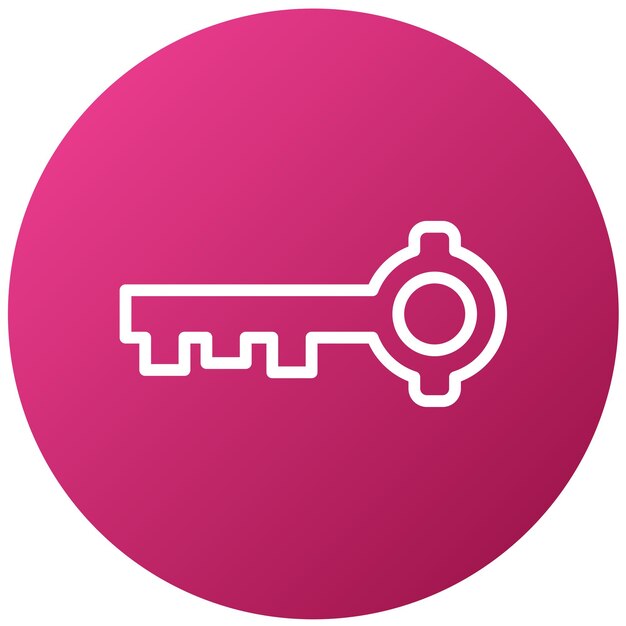 Vector design key icon style