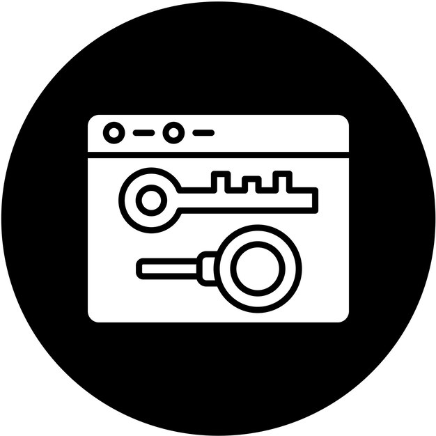 ベクトルデザイン キーワード検索 アイコンスタイル