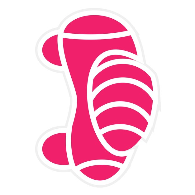 Vector Design Knee Pads Icon Stijl