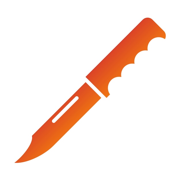Vector Design Knife Icon Style