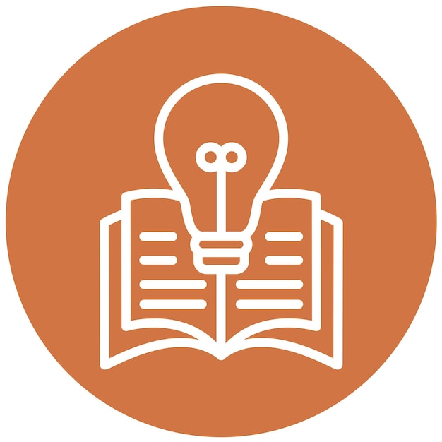 Vector Design Knowledge Base Icon Stijl