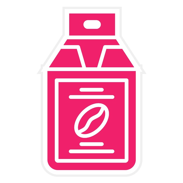 Vector Design Koffiebak Icon Stijl