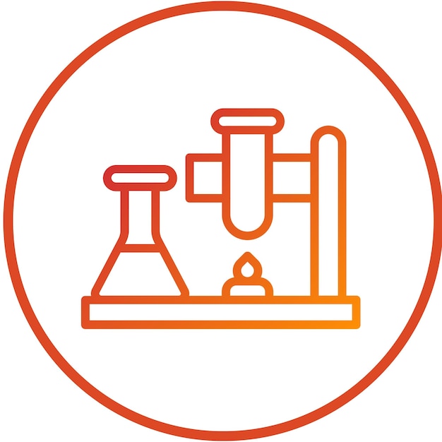 Vector Design Labwork Icon Stijl