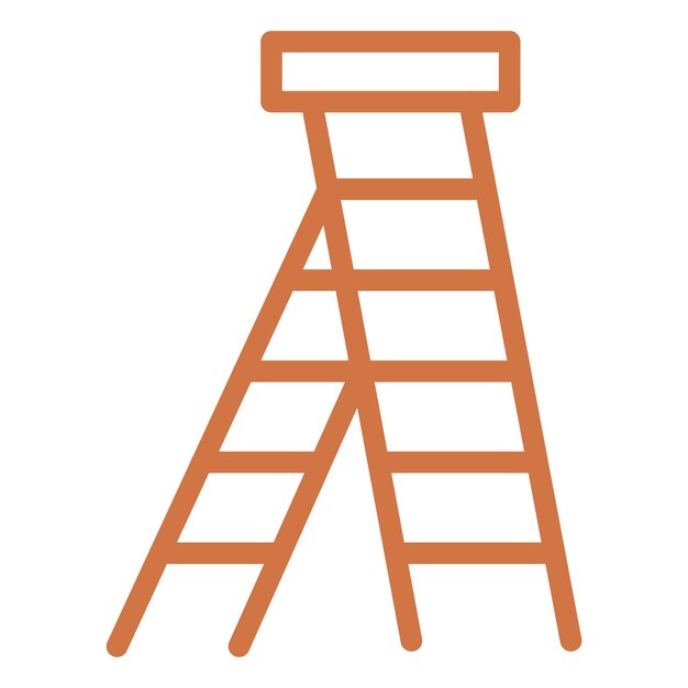 Vector vector design ladder icon style