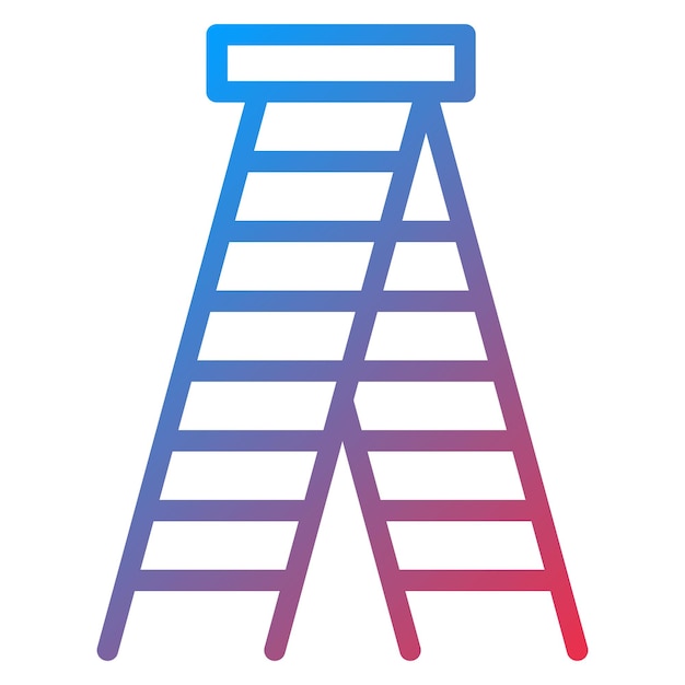 Vector vector design ladder icon style