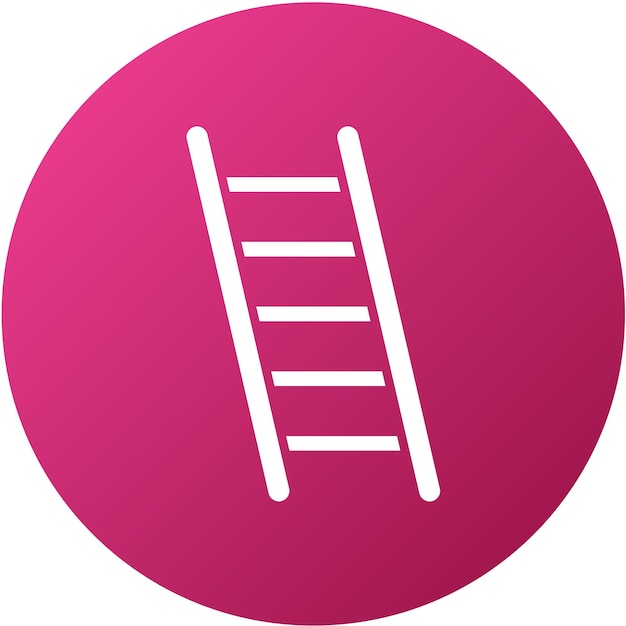 Vector vector design ladder icon style