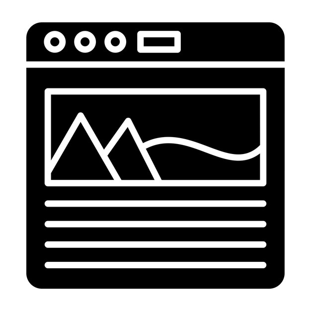 Vector Design Landing Page Icon Style