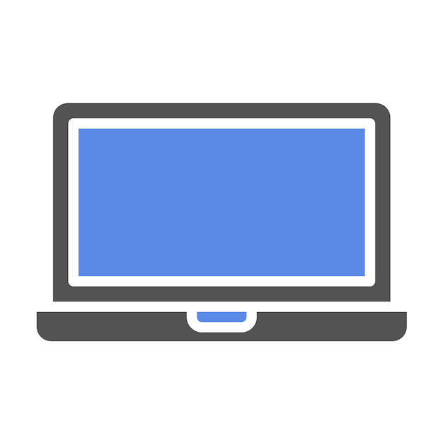 Vector Design Laptop Icon Style