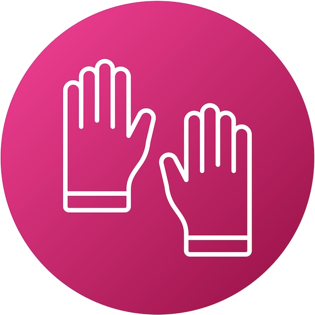 Vector vector design latex gloves icon style