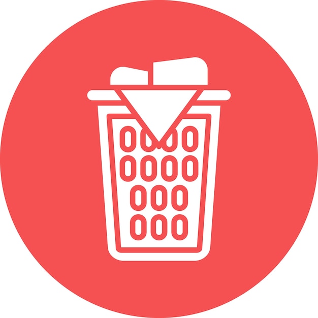 Vector Design Laundry Basket Icon Style