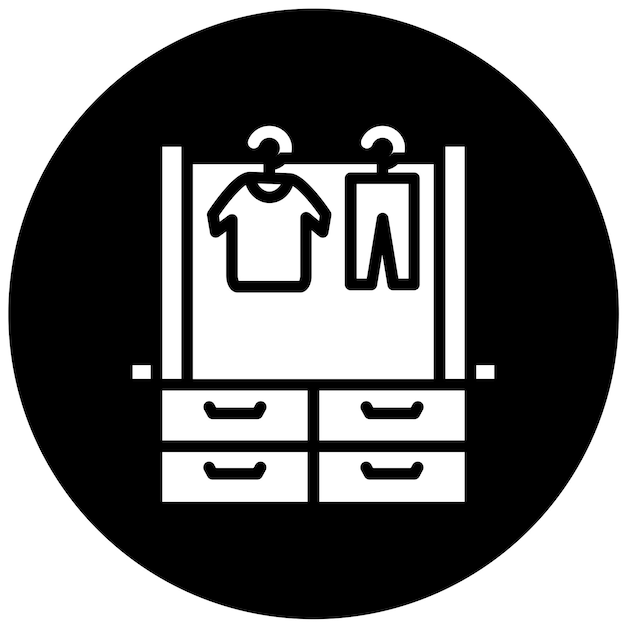 Vector vector design laundry rack icon style