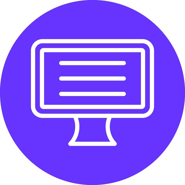 터 디자인 Lcd 아이콘 스타일
