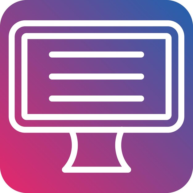 터 디자인 Lcd 아이콘 스타일