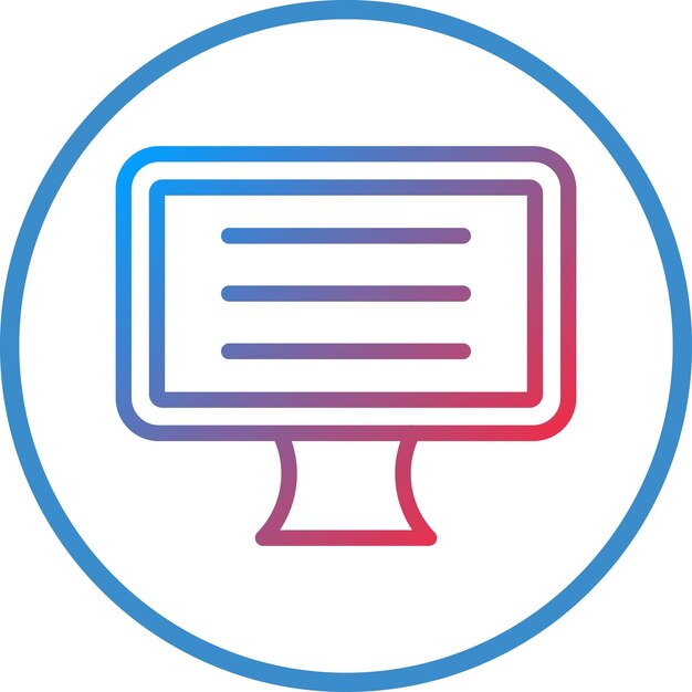 터 디자인 Lcd 아이콘 스타일