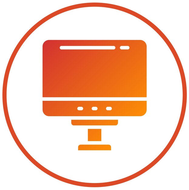 Vector Design Lcd Icon Style