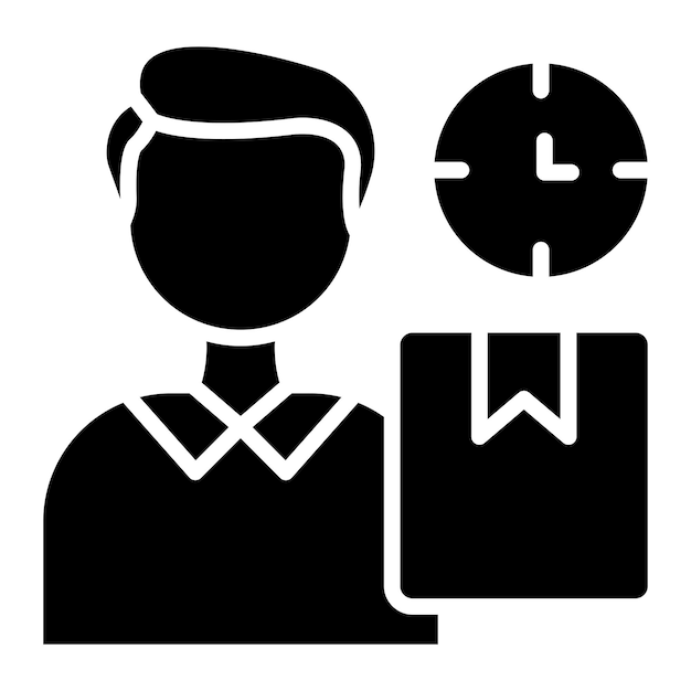 Vector Design Lead Time Icon Style