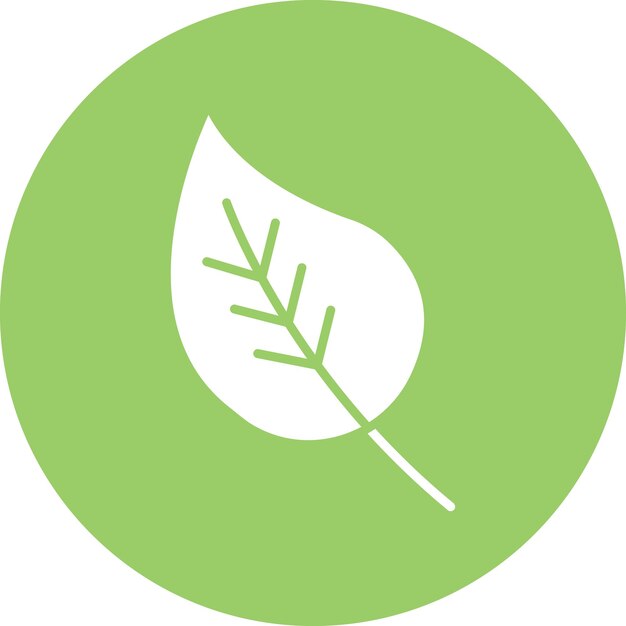 Vector Design Leaf Icon Style