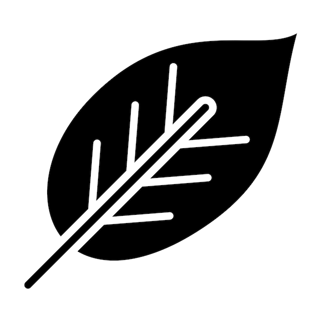 Vector Design Leaf Icon Style