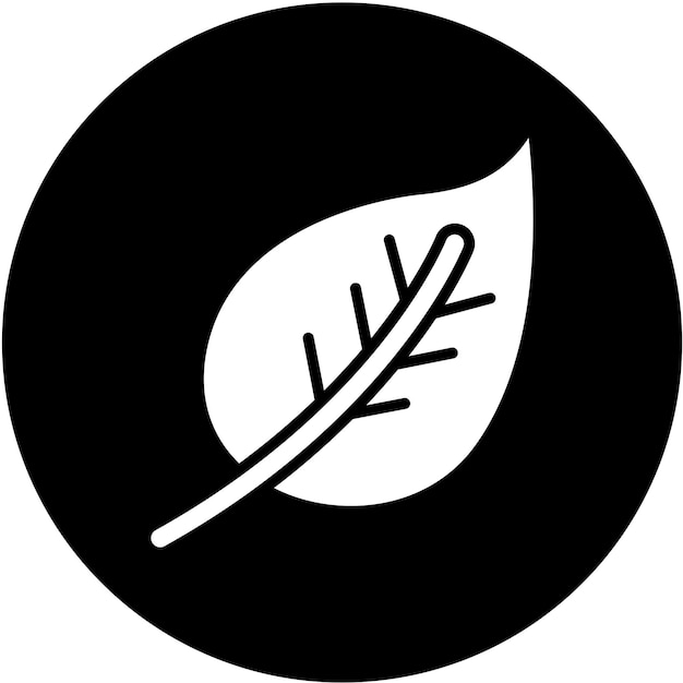 Vector Design Leaf Icon Style