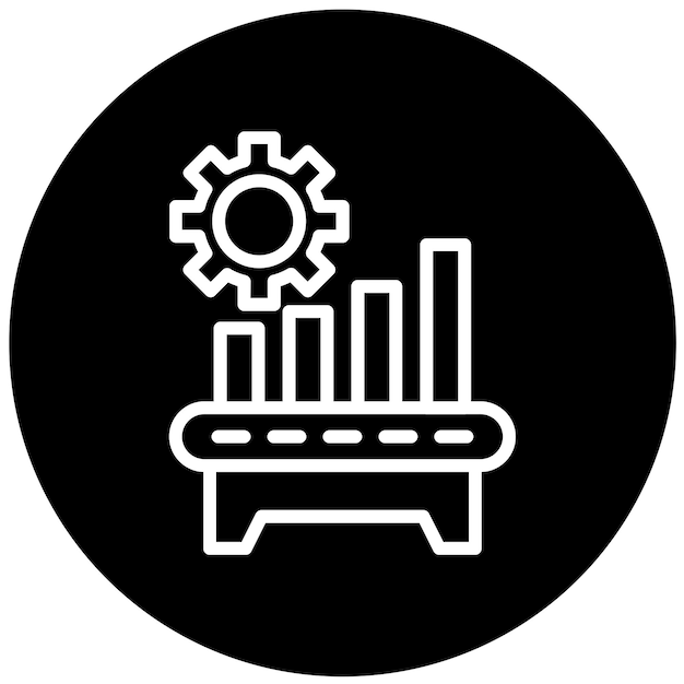 터 디자인 린 도구 아이콘 스타일