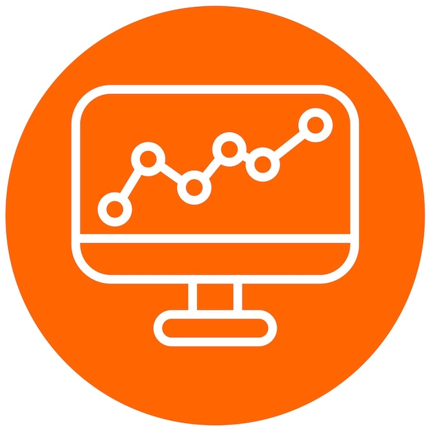 Vector Design Learning Analytics Icon Style