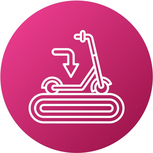 Vector Design Learning Curve Icon Style