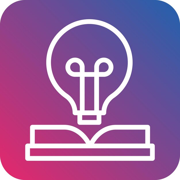 Vector Design Learning Icon Style (Vector Ontwerp Leer Icon Stijl)
