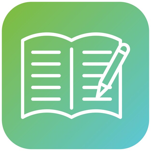 Vector Design Lecture Notes Icon Stijl