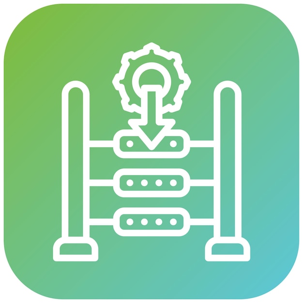 vector design legacy loom icon style