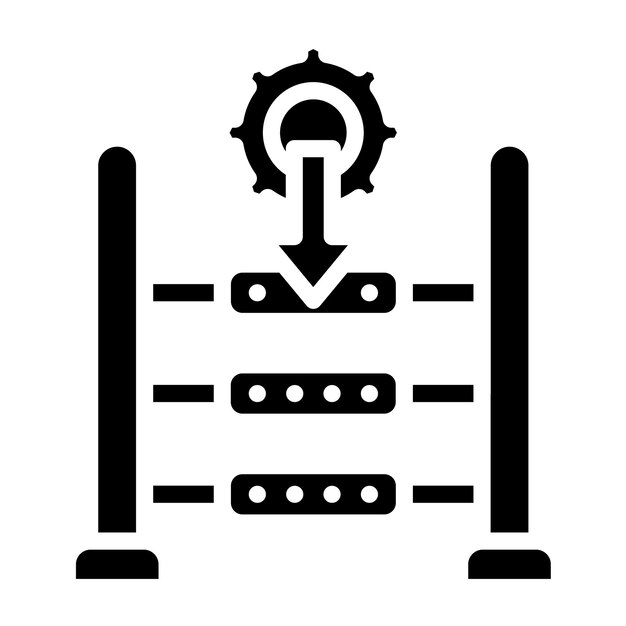 vector design legacy loom icon style