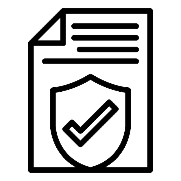 Vector Design Legal Document Icon Style