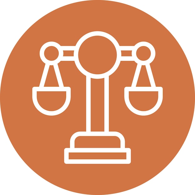 Vector Design Legal Icon Style