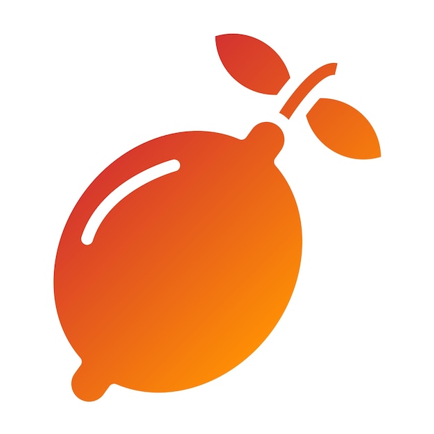 Vector Design Lemon Icon Style
