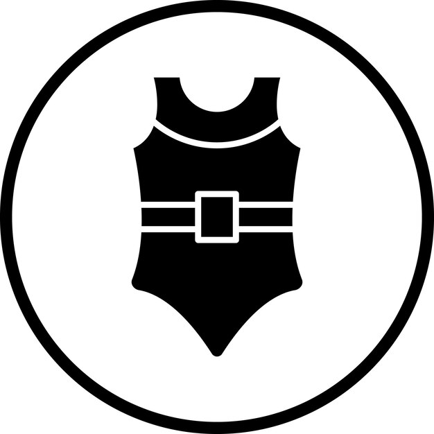 Vector vector design leotard icon style