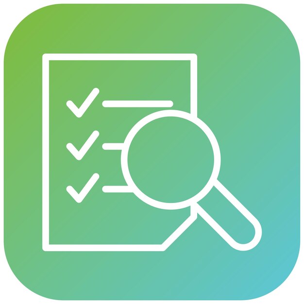 Vector Design Leraar Beoordeling Icon Stijl