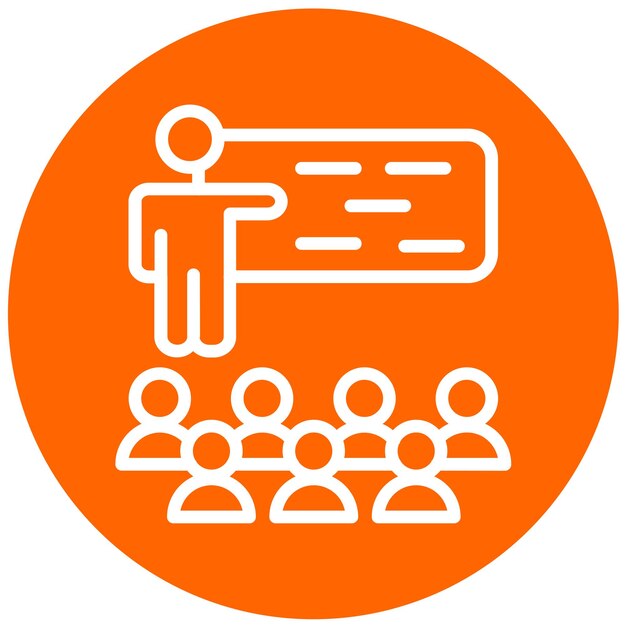 Vector Design Leraar Workshop Icon Style