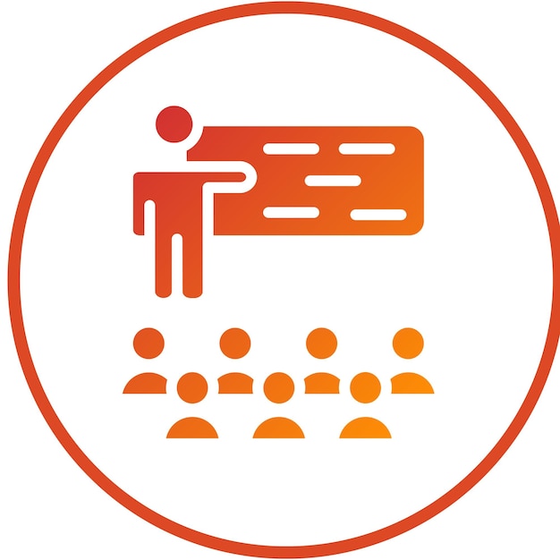 Vector Design Leraar Workshop Icon Style