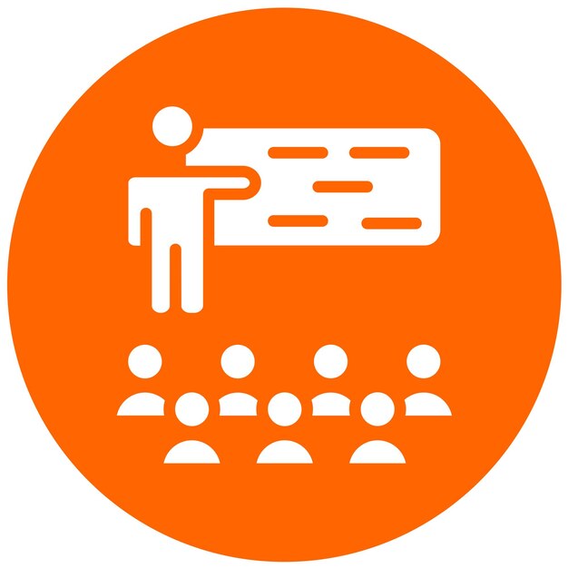 Vector Design Leraar Workshop Icon Style