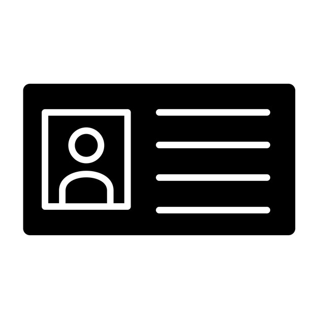 Vector Design Library Card Icon Style