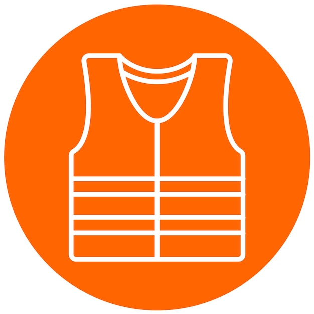 Vector Design Life Jacket Icon Style