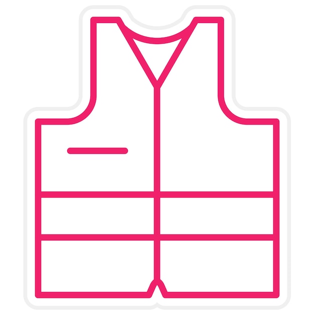 Vector vector design life jacket icon style