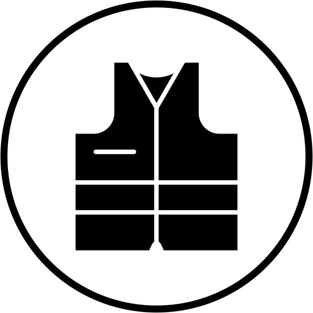 Vector vector design life jacket icon style