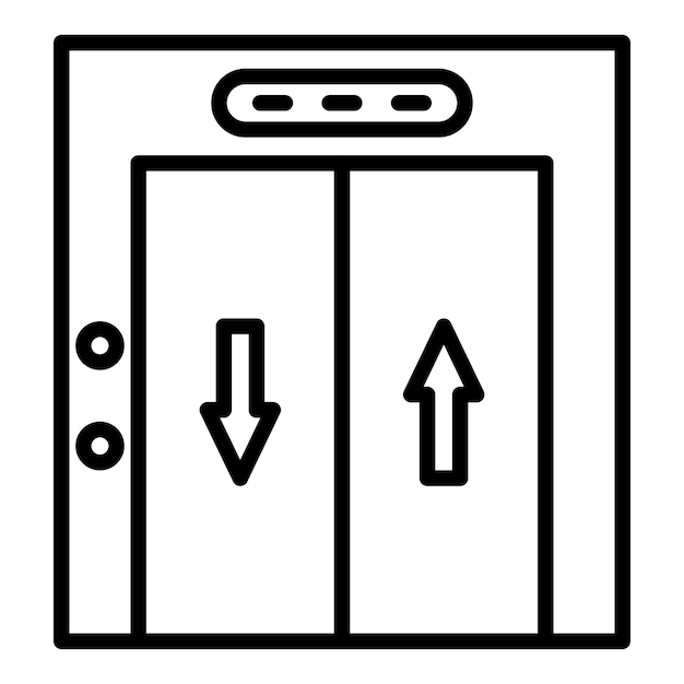 Vector vector design lift icon style