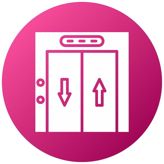 Vector vector design lift icon style