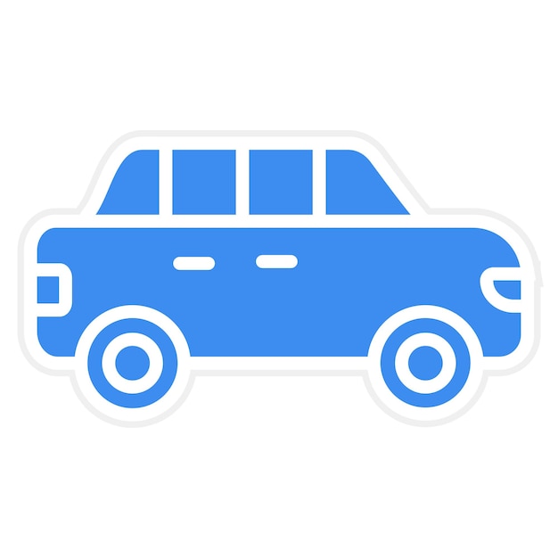 Vector Design Limousine Icon Stijl