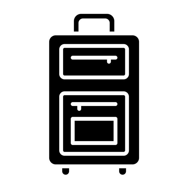 Vector Design Luggage Icon Style